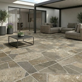 Piso Cerâmico Externo Embramaco 60x60cm Monte Beige Retificado - 60527
