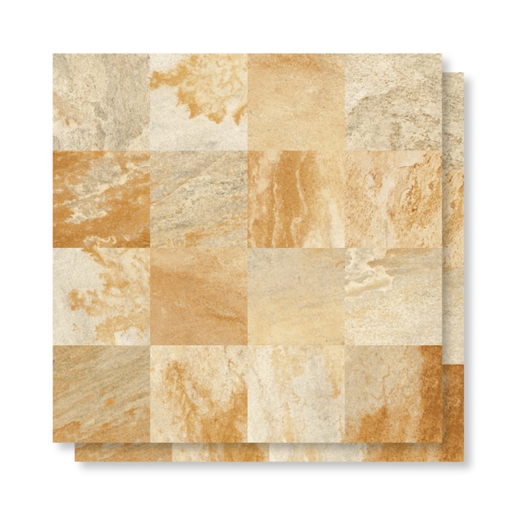 Piso Cerâmico Externo Embramaco 76x76cm Pedra São Tomé Out Retificado - 76545