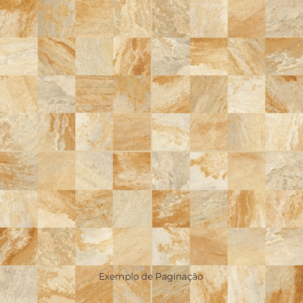 Piso Cerâmico Externo Embramaco 76x76cm Pedra São Tomé Out Retificado - 76545