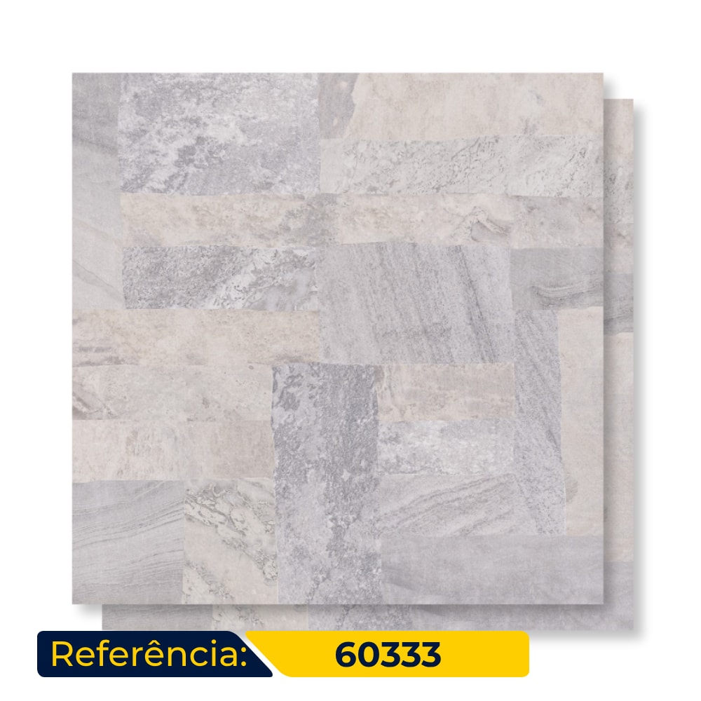 Piso Cerâmico Externo Karina 60x60cm Oasis Retificado - 60333