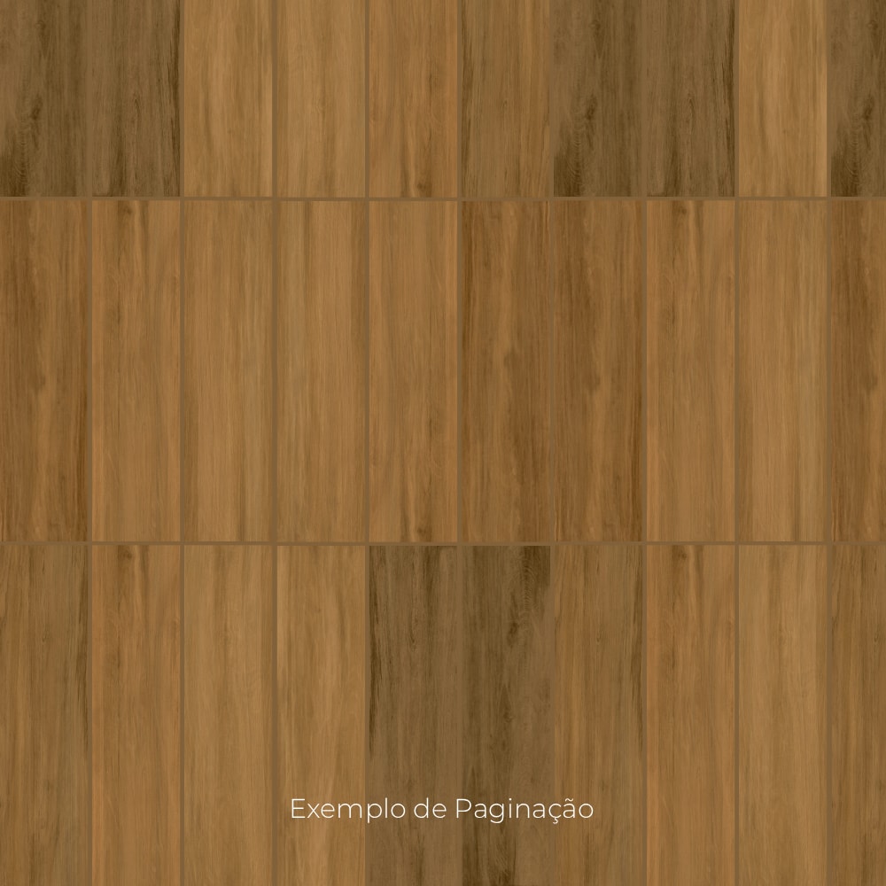 Piso Cerâmico Externo Lume 22x90cm Peroba Outside Retificado