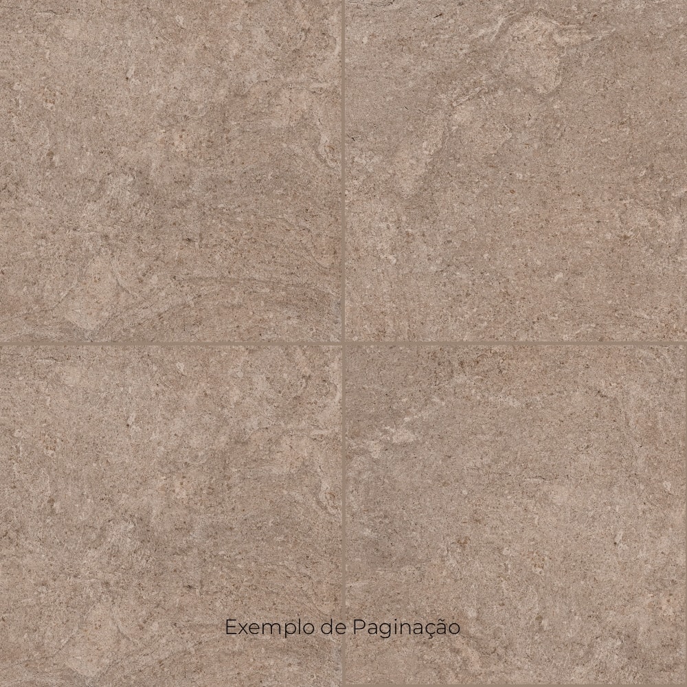 Piso Cerâmico Externo Lume 60x60cm Magma Brown Outside Retificado