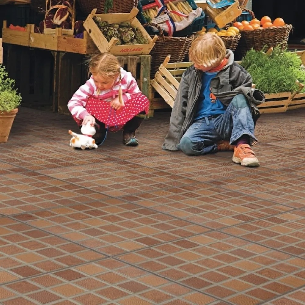 Piso Cerâmico Externo Savane 38,5x38,5cm Anhembi Ocre Bold - 38115291