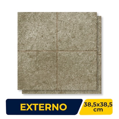 Piso Cerâmico Externo Savane 38,5x38,5cm Pavimenti Fendi Bold - 38115311