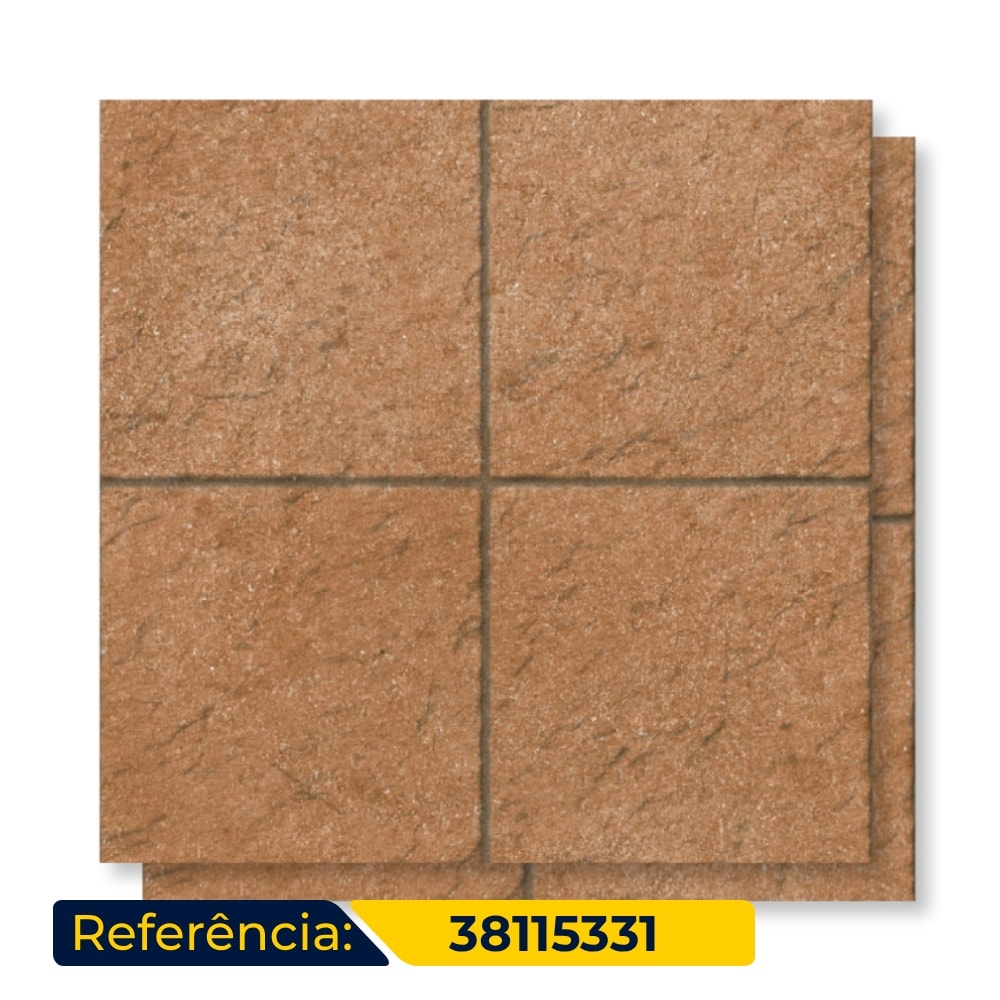 Piso Cerâmico Externo Savane 38,5x38,5cm Pavimenti Terracota Bold - 38115331