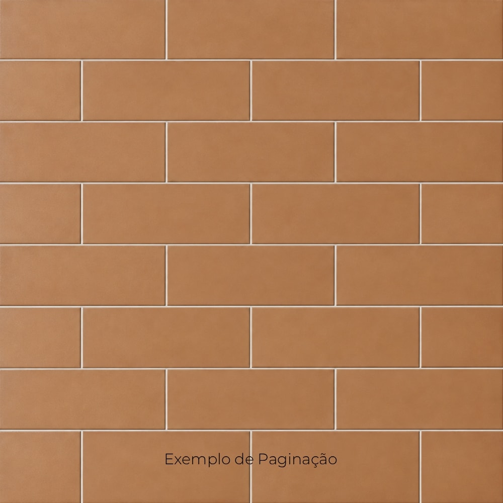 Piso Cerâmico Lajota 11,5x24cm Gail Arquitetura Natural Amêndoa 1009/1275 - Caixa com 33 Peças