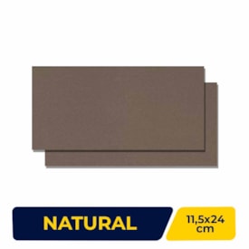 Piso Cerâmico Lajota 11,5x24cm Gail Arquitetura Natural Cinza Escuro 1009/1750 - Caixa com 33 Peças