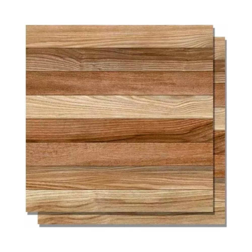 Piso Cerâmico Madeira Brilhante 57x57cm Caixa 2,23m² Karina Ecowood Parquet - 57080