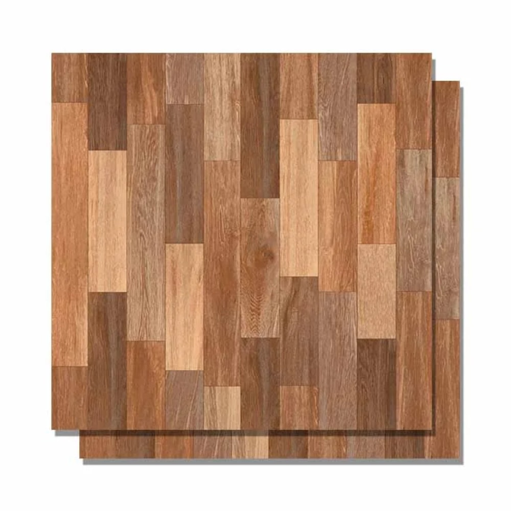 Piso Cerâmico Madeira Brilhante 57x57cm Caixa 2,30m² Lef Taco Damasco Bold - LF59459