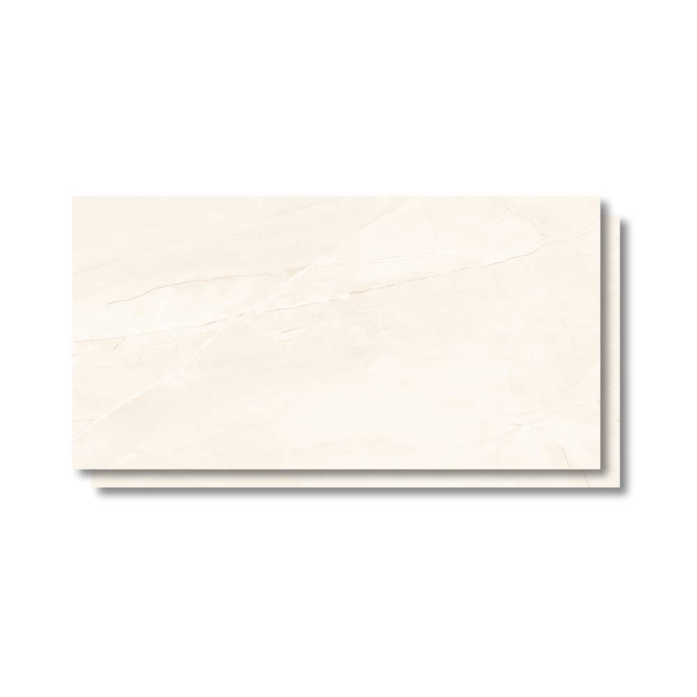 Piso Cerâmico Polido 45x89cm Caixa 1,58m² Lume Allure Crema - Retificado