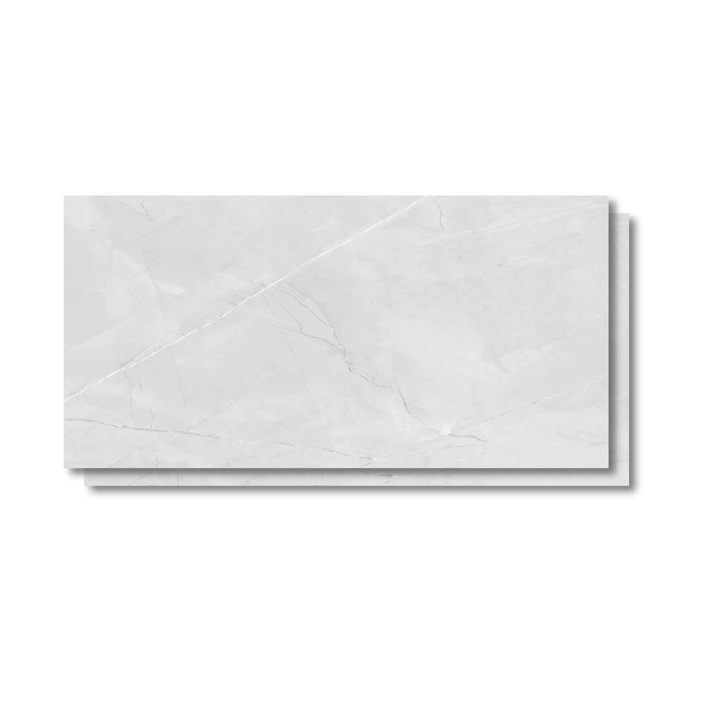 Piso Cerâmico Polido 45x89cm Caixa 1,58m² Lume Allure Gris - Retificado