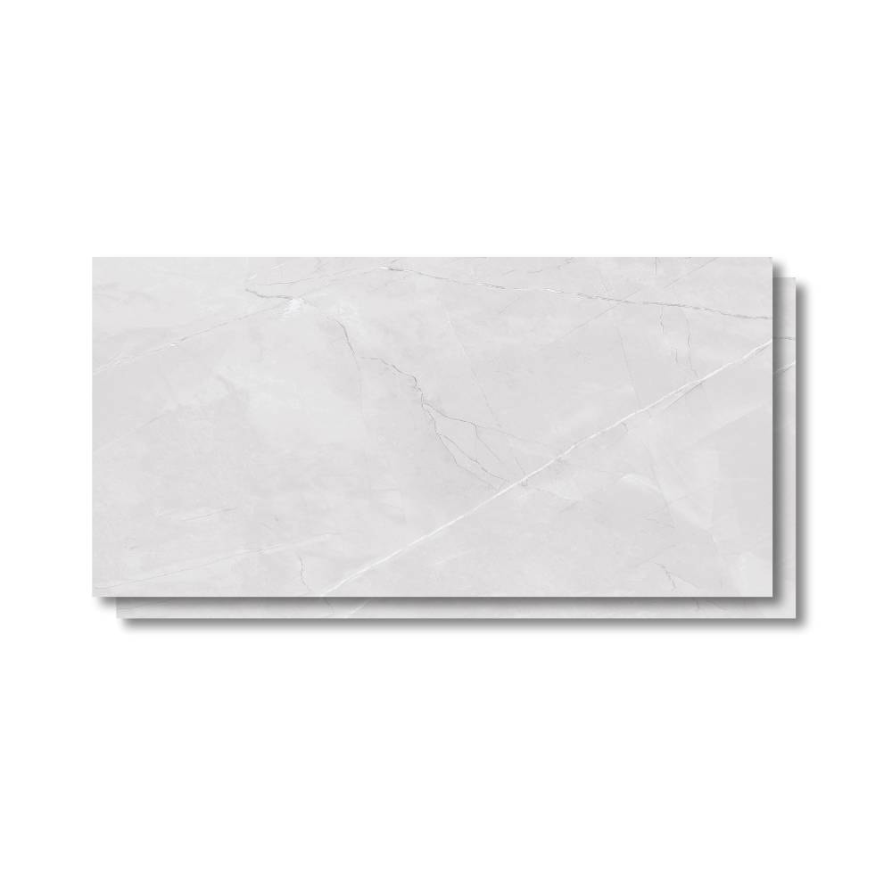 Piso Cerâmico Polido 45x89cm Caixa 1,58m² Lume Allure Gris - Retificado