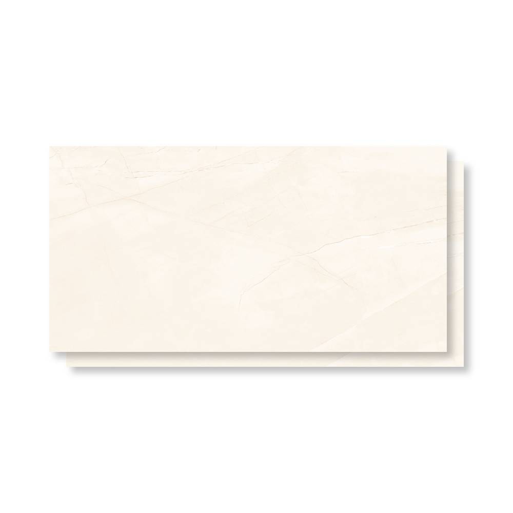 Piso Cerâmico Polido 45x89cm Caixa 2,37m² Lume Allure Crema Retificado