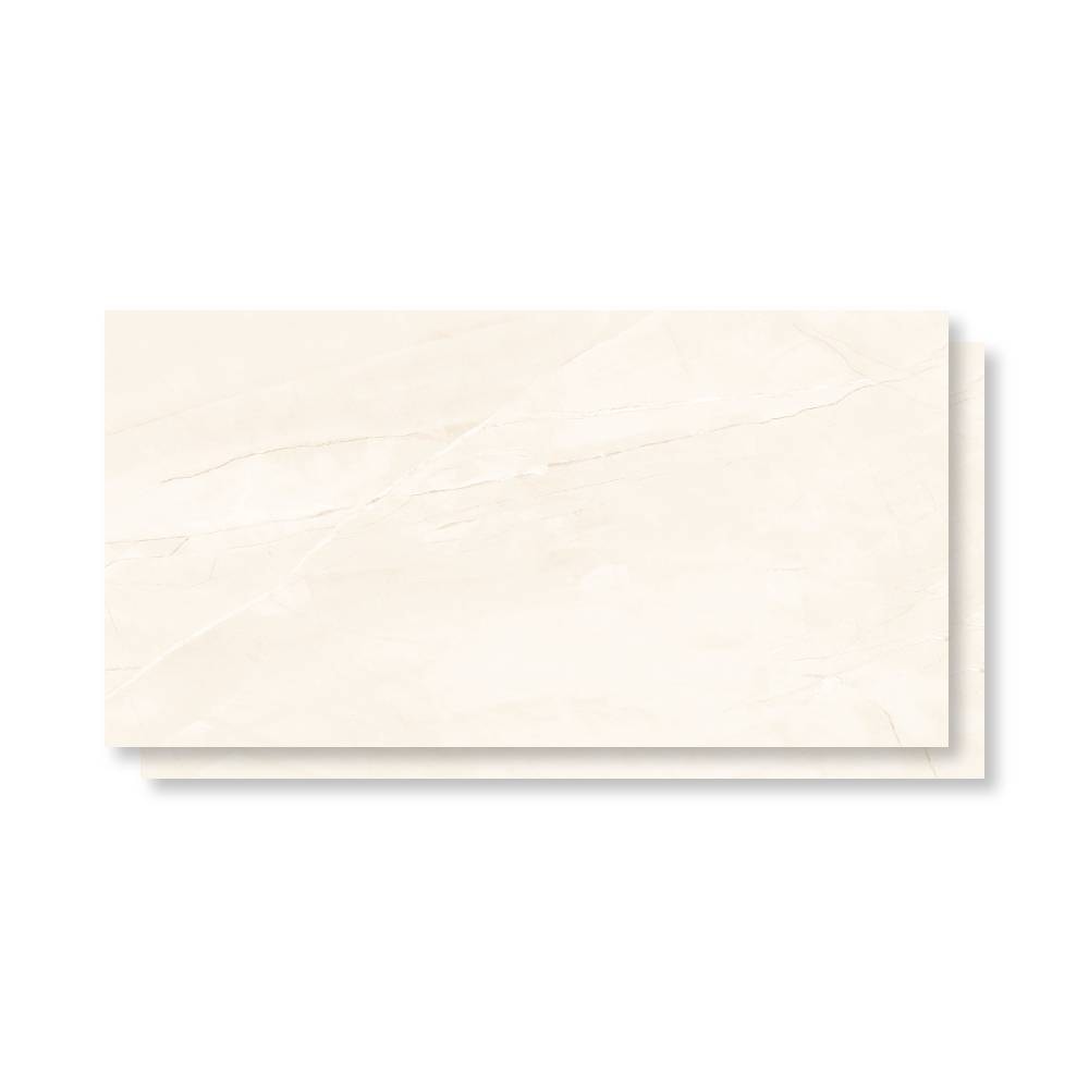 Piso Cerâmico Polido 45x89cm Caixa 2,37m² Lume Allure Crema Retificado