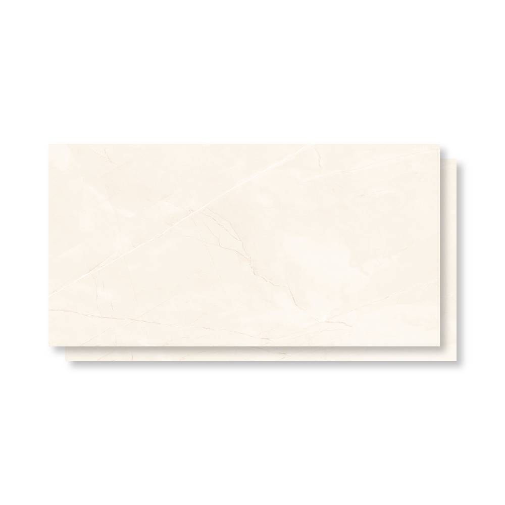 Piso Cerâmico Polido 45x89cm Caixa 2,37m² Lume Allure Crema Retificado