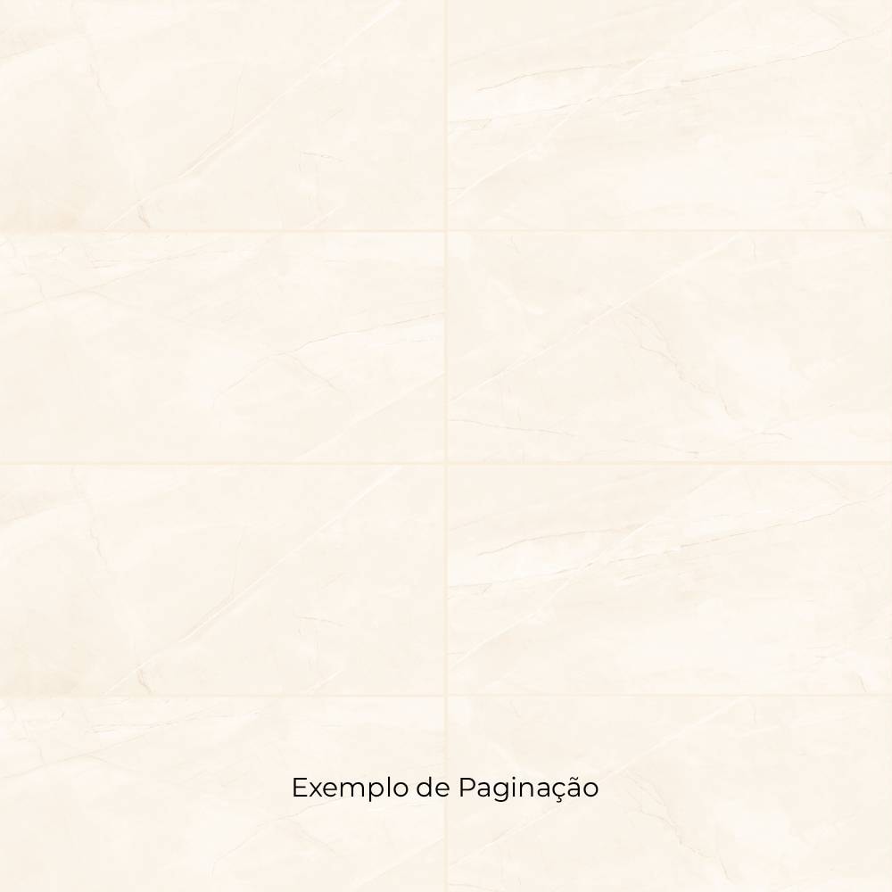 Piso Cerâmico Polido 45x89cm Caixa 2,37m² Lume Allure Crema Retificado