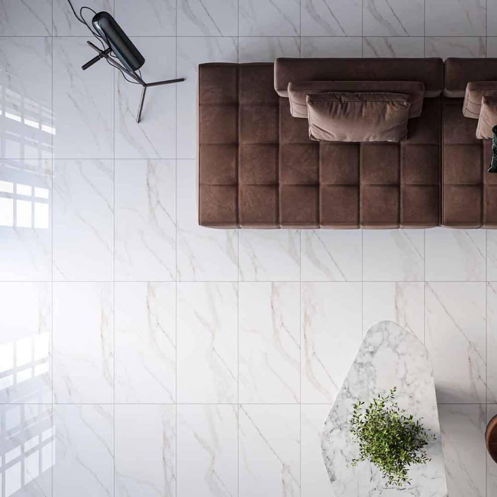 Piso Cerâmico Polido 45x89cm Caixa 2,37m² Lume Portofino Retificado