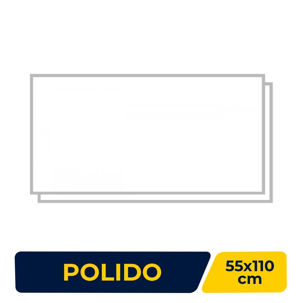 Piso Cerâmico Polido 55x110cm Caixa 1,80m² Inout Aguadeiro Retificado - PHD56830