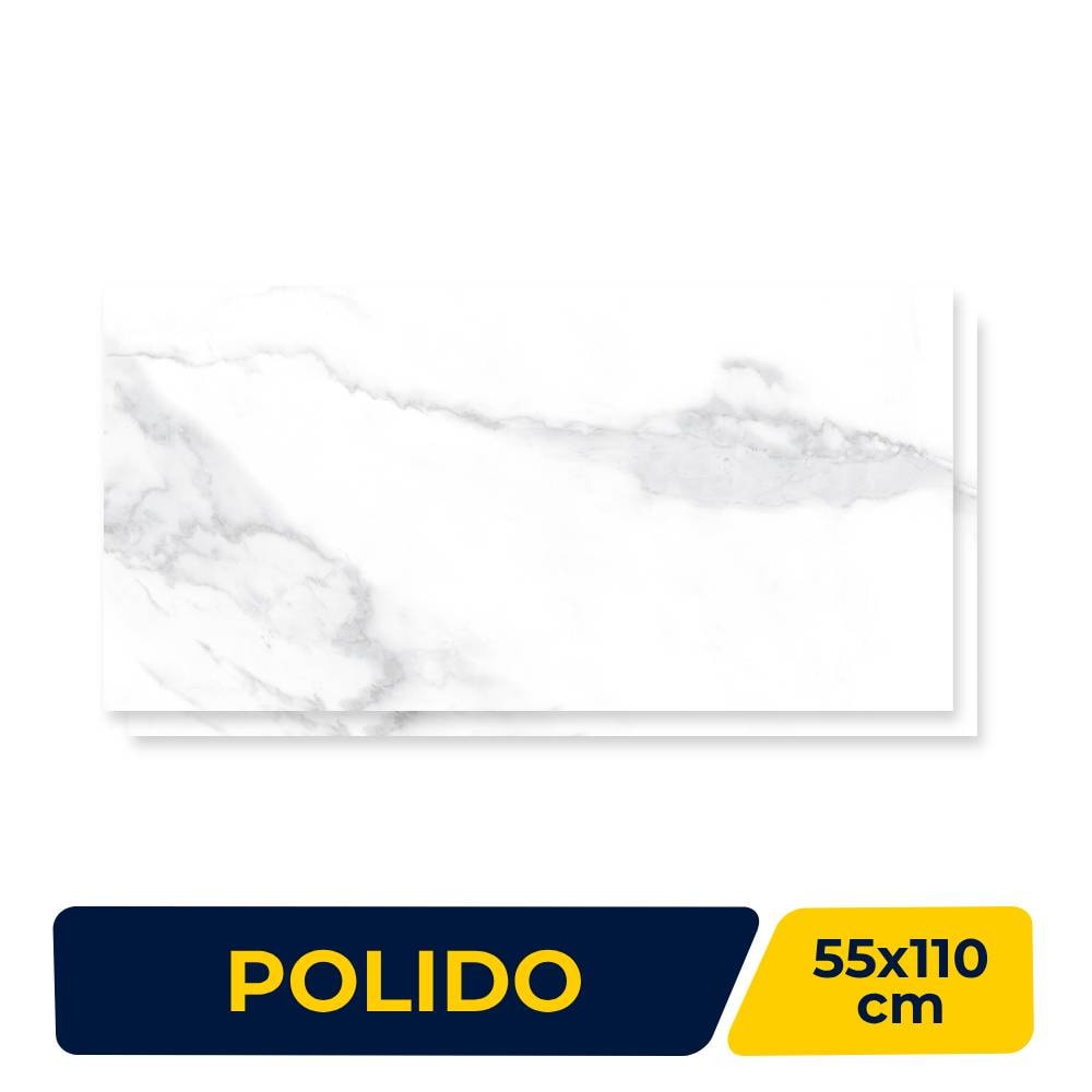 Piso Cerâmico Polido 55x110cm Caixa 1,80m² Inout Ancha Retficado - PHD56890