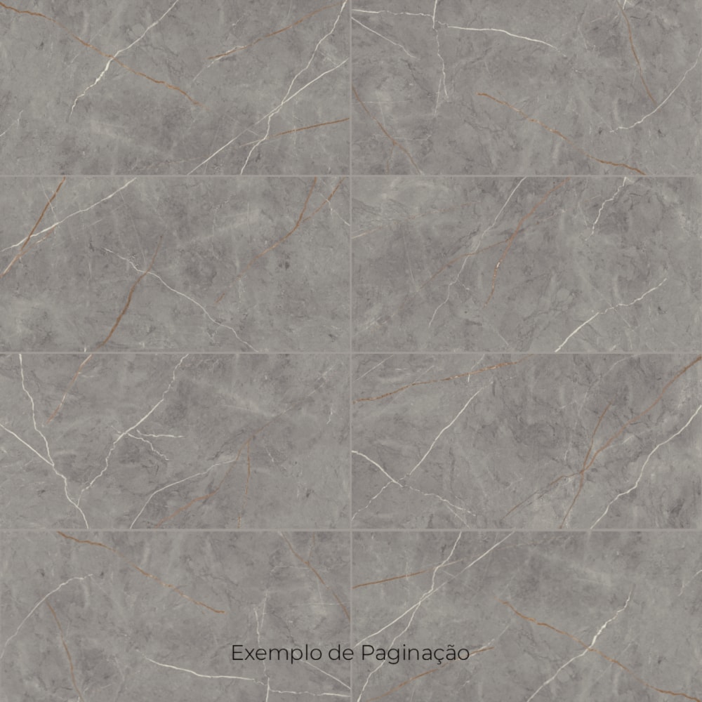 Piso Cerâmico Polido 56x113cm Caixa 2,50m² Incopisos Sevilha Gray Retificado - 313003