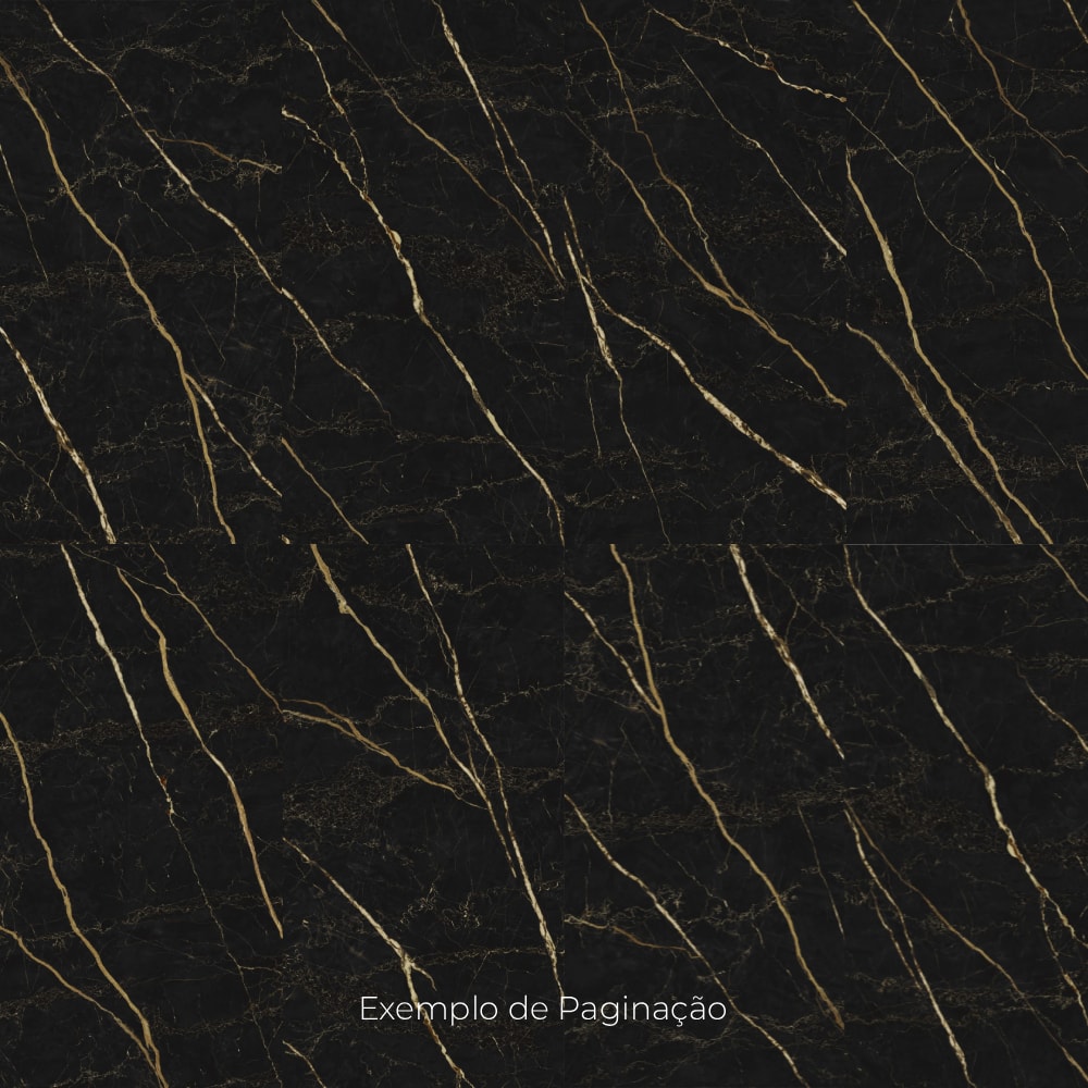 Piso Ceramico Polido 60x120cm Caixa 2,18m² Karina Black Gold Retificado - 68020