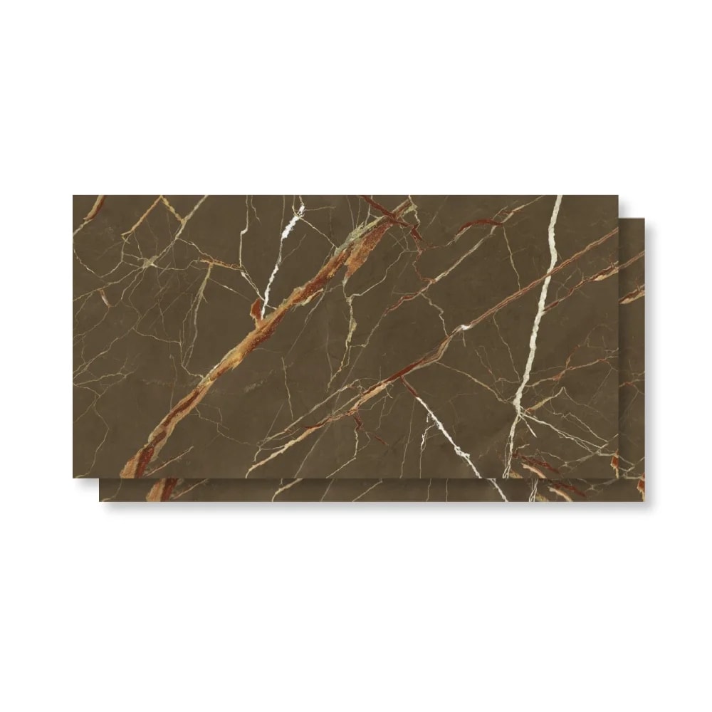 Piso Cerâmico Polido 60x120cm Caixa 2,18m² Karina Ombra Di Caravaggio Retificado - 68006