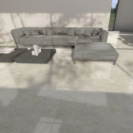 Piso Cerâmico Polido 60x120cm Caixa 2,18m² Karina Taj Mahal Retificado - 68025