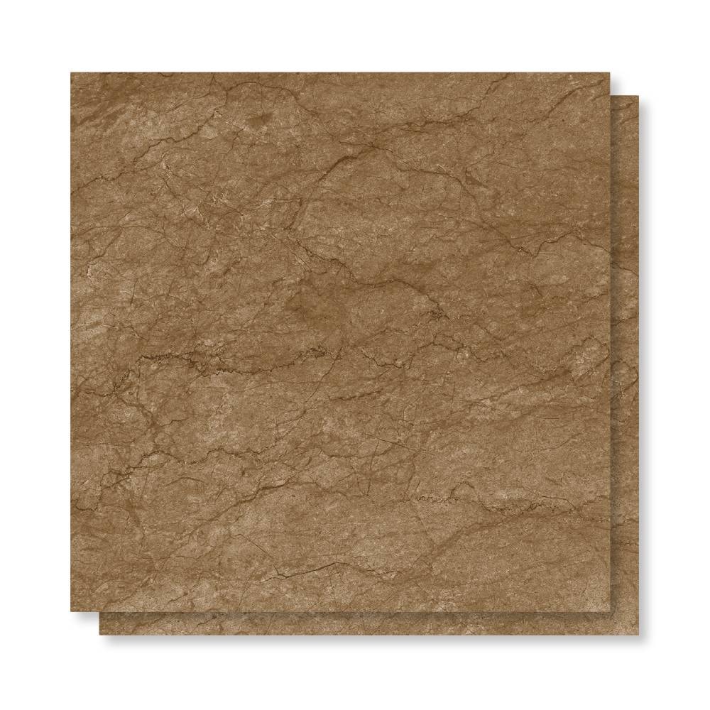 Piso Cerâmico Polido 60x60cm Caixa 2,47m² Lume Baviera Bronze Retificado