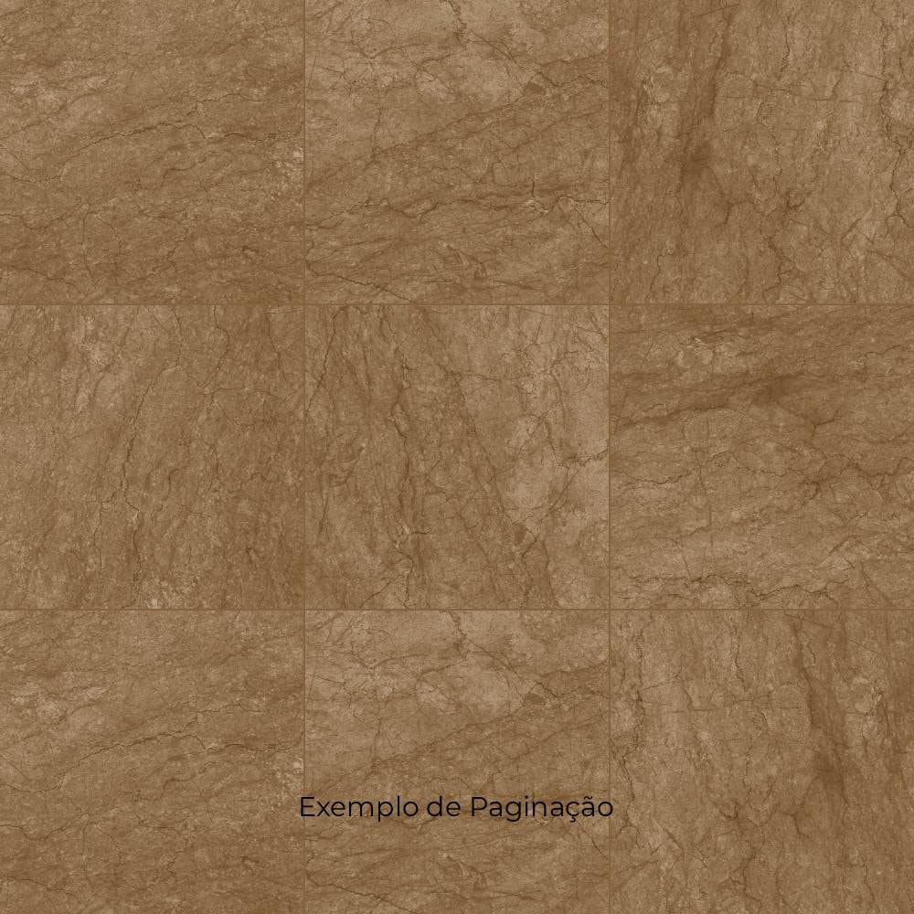Piso Cerâmico Polido 60x60cm Caixa 2,47m² Lume Baviera Bronze Retificado