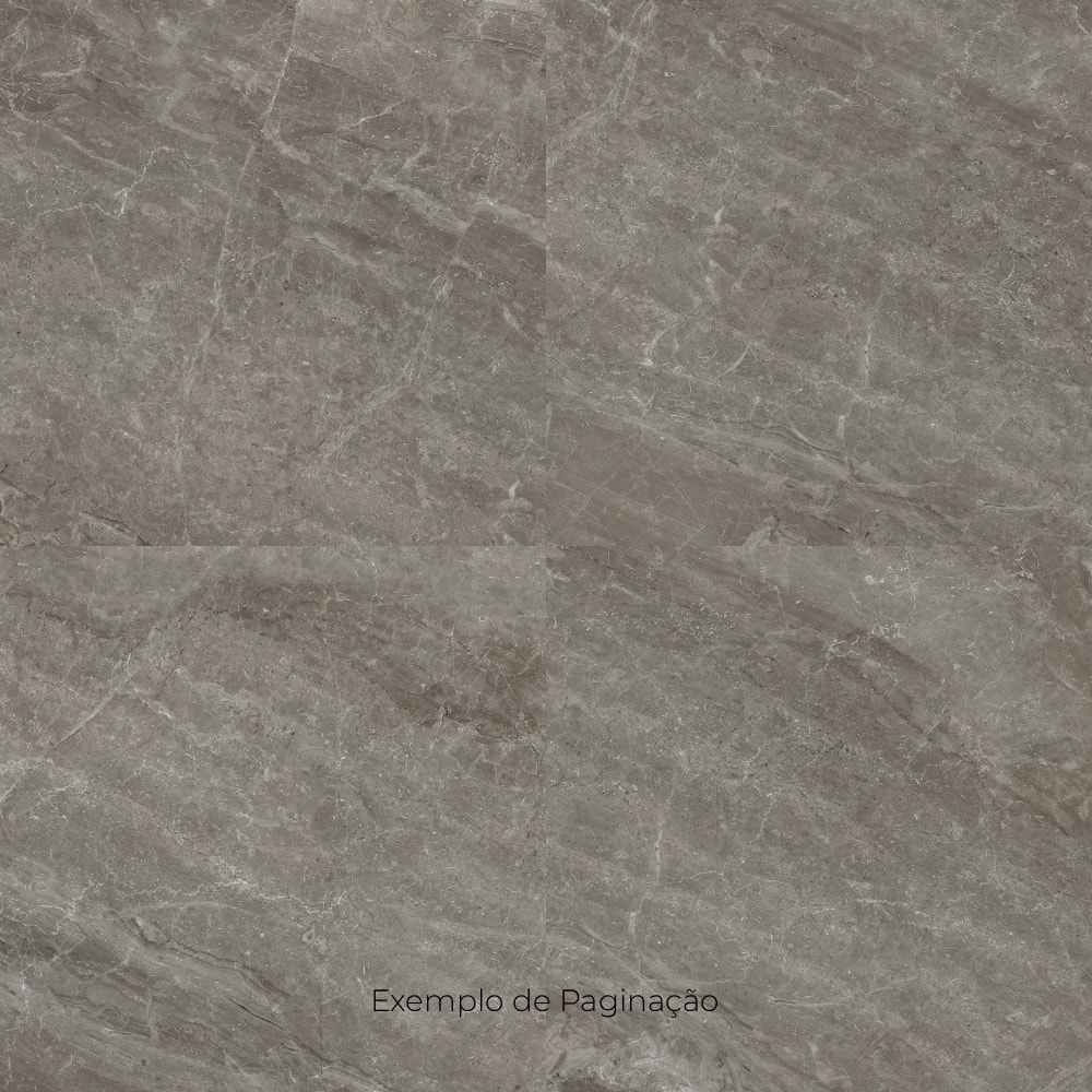 Piso Cerâmico Polido 60x60cm Caixa 2,47m² Lume Fênix Grigio Retificado