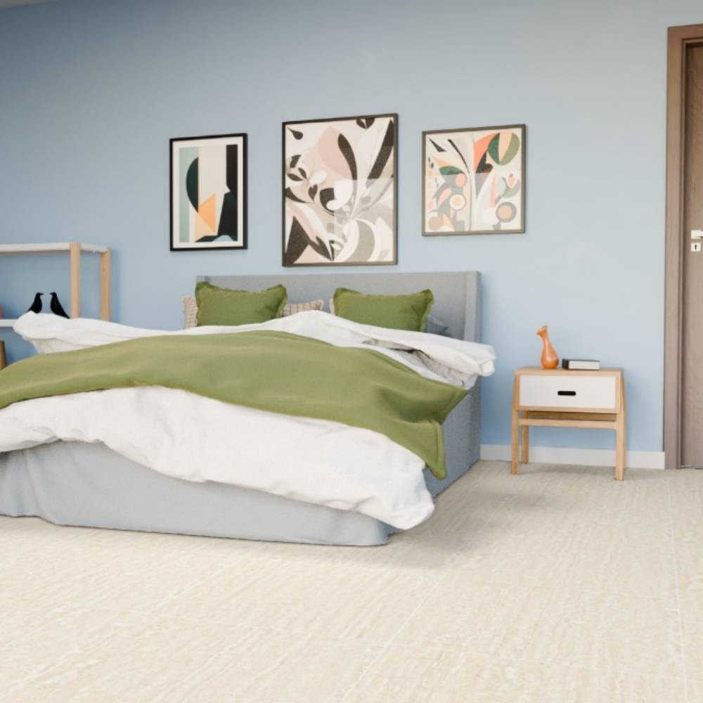 Piso Cerâmico Polido 60x60cm Caixa 2,47m² Lume Fontana Bege Retificado