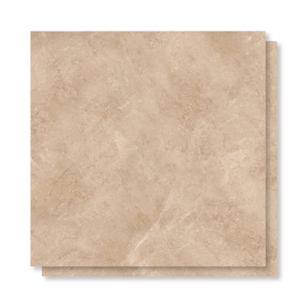 Piso Cerâmico Polido 60x60cm Caixa 2,47m² Lume Veneto Bege Retificado