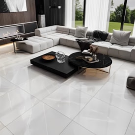 Piso Cerâmico Polido 60x60cm Caixa 2,47m² Lume Veneto Retificado