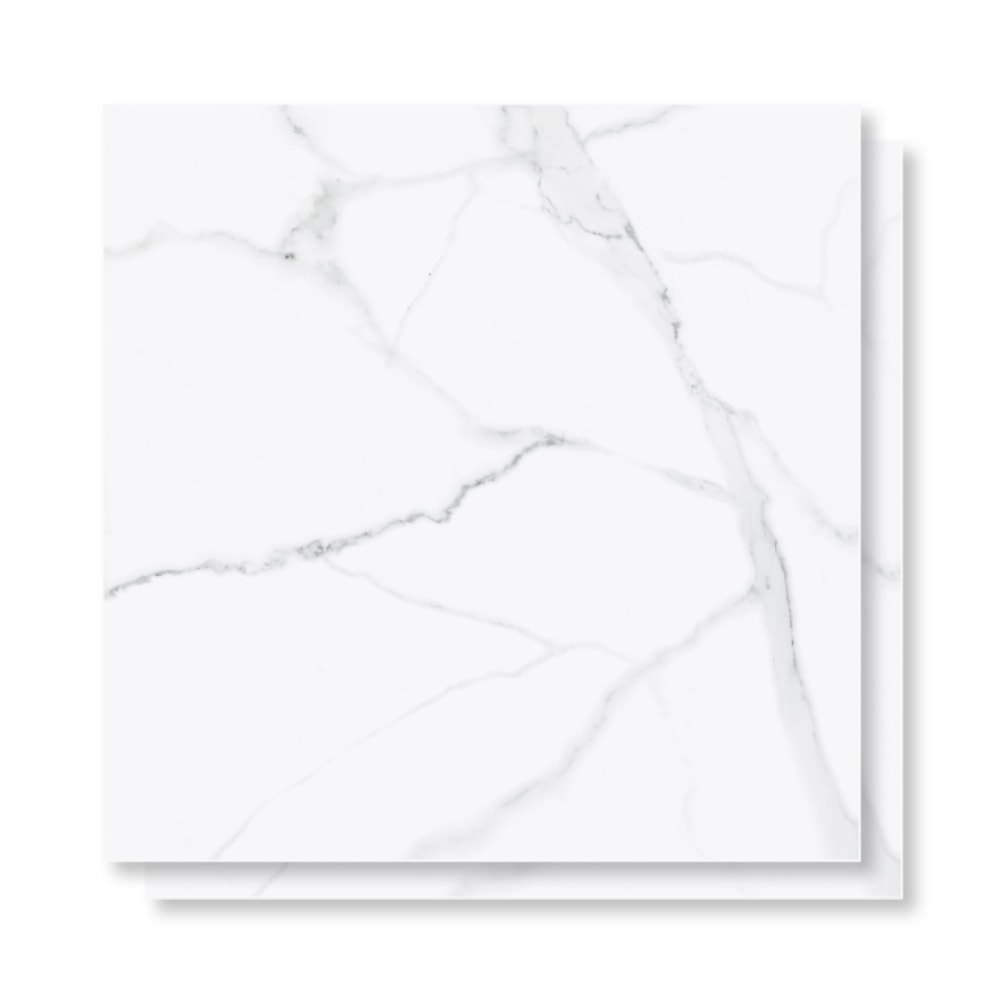 Piso Cerâmico Polido 60x60cm Caixa 2,48m² Karina Altissimo Cinza Retificado - 67004