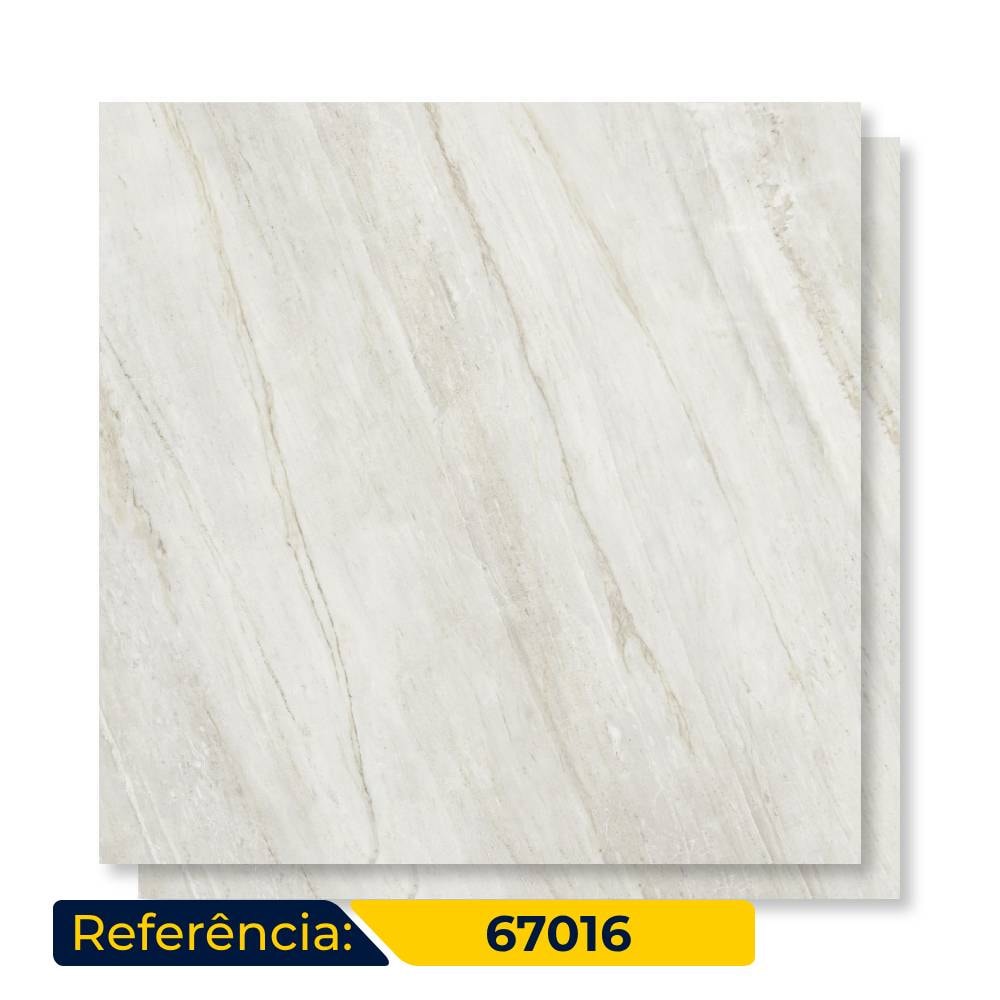 Piso Cerâmico Polido 60x60cm Caixa 2,48m² Karina Meridian Retificado - 67016