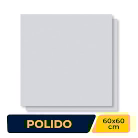Piso Cerâmico Polido 60x60cm Caixa 2,48m² Karina Zermatt Retificado - 67009