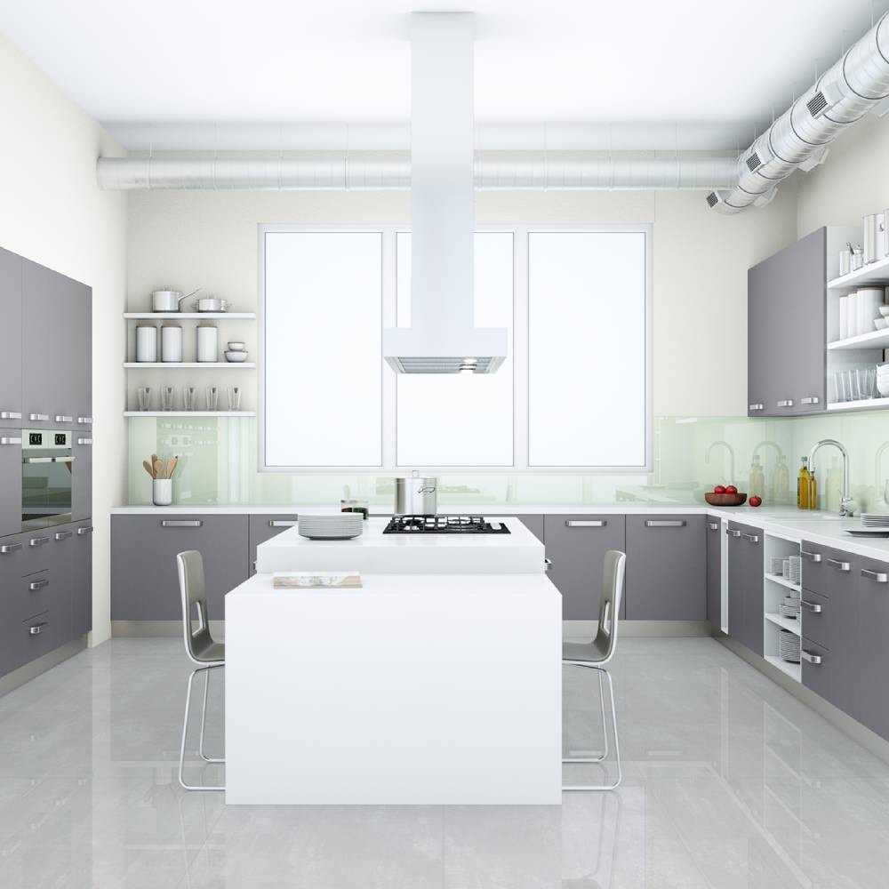 Piso Cerâmico Polido 71x71cm Caixa 3,02m² Duragres Alvorada Cinza Retificado - 2966-A