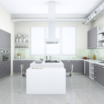 Piso Cerâmico Polido 71x71cm Caixa 3,02m² Duragres Alvorada Cinza Retificado - 2966-A