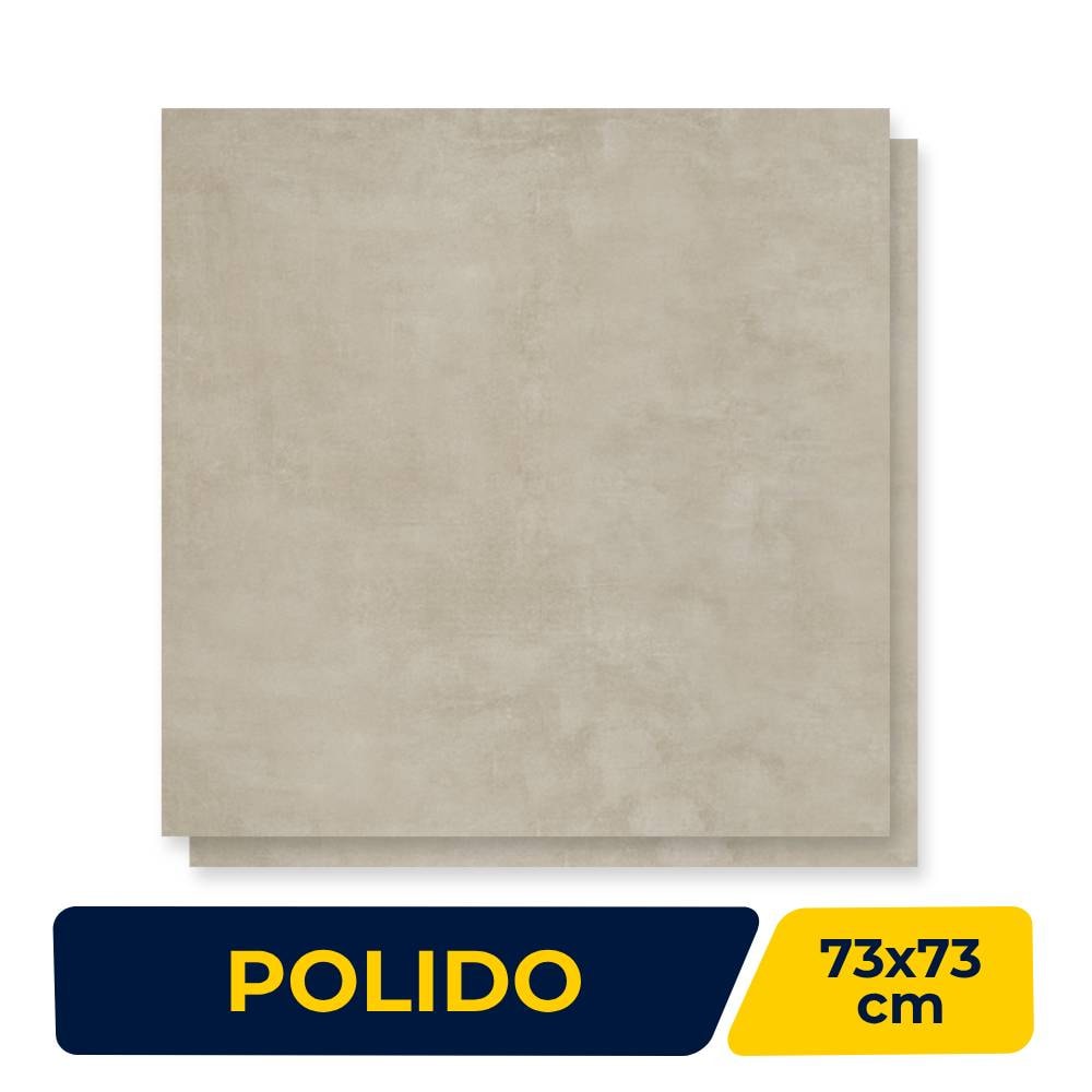 Piso Cerâmico Polido 73x73cm Caixa 2,13m² Inout Adelido Retificado -  PPI70030