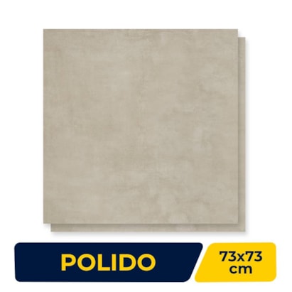 Piso Cerâmico Polido 73x73cm Caixa 2,13m² Inout Adelido Retificado -  PPI70030