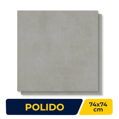 Piso Cerâmico Polido 74x74cm Caixa 2,19m² Inout Retificado - PPI-70020