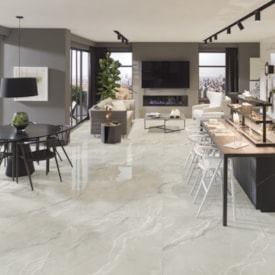 Piso Cerâmico Polido 75x75cm Caixa 2,23m² Karina Apuano Retificado - 75034