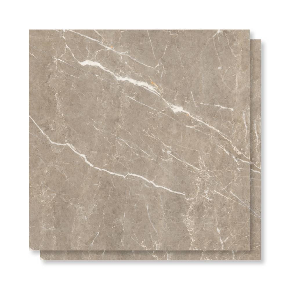 Piso Cerâmico Polido 75x75cm Caixa 2,81m² Lume Calabria Brown Retificado