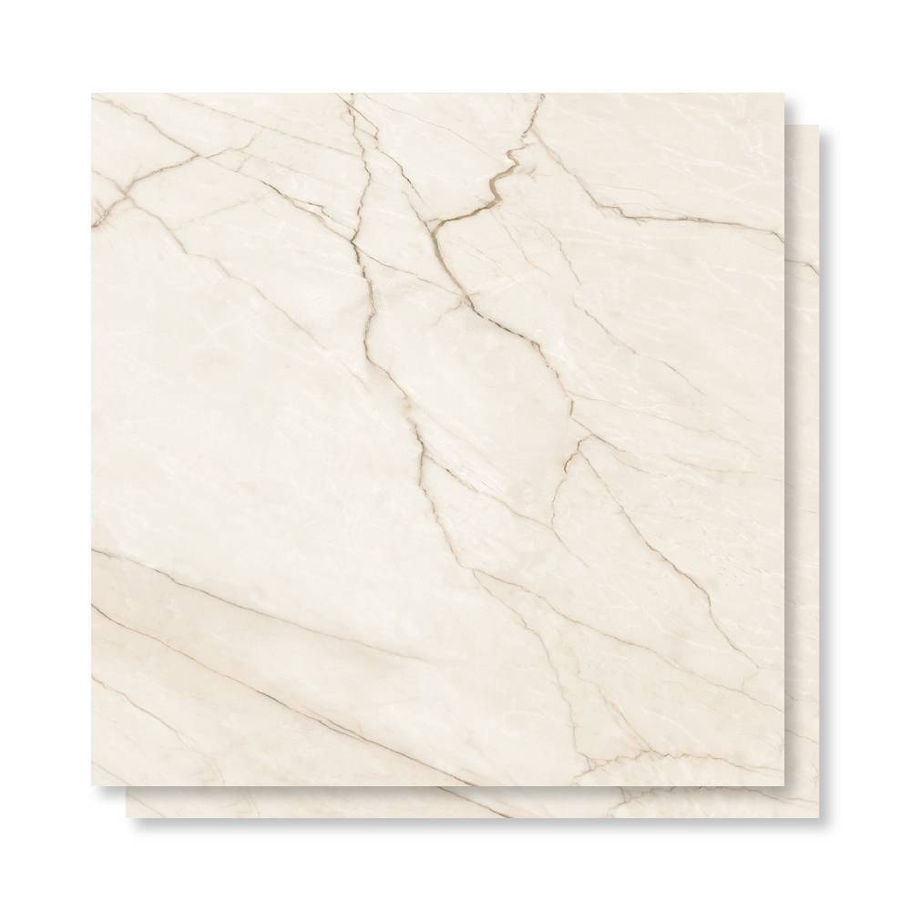 Piso Cerâmico Polido 75x75cm Caixa 2,81m² Lume Modena Bege Retificado