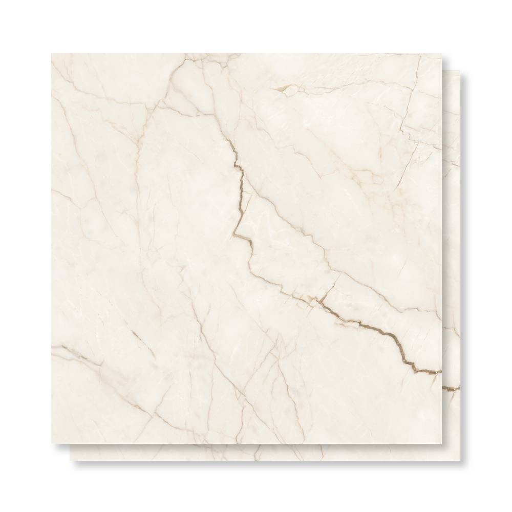 Piso Cerâmico Polido 75x75cm Caixa 2,81m² Lume Modena Bege Retificado