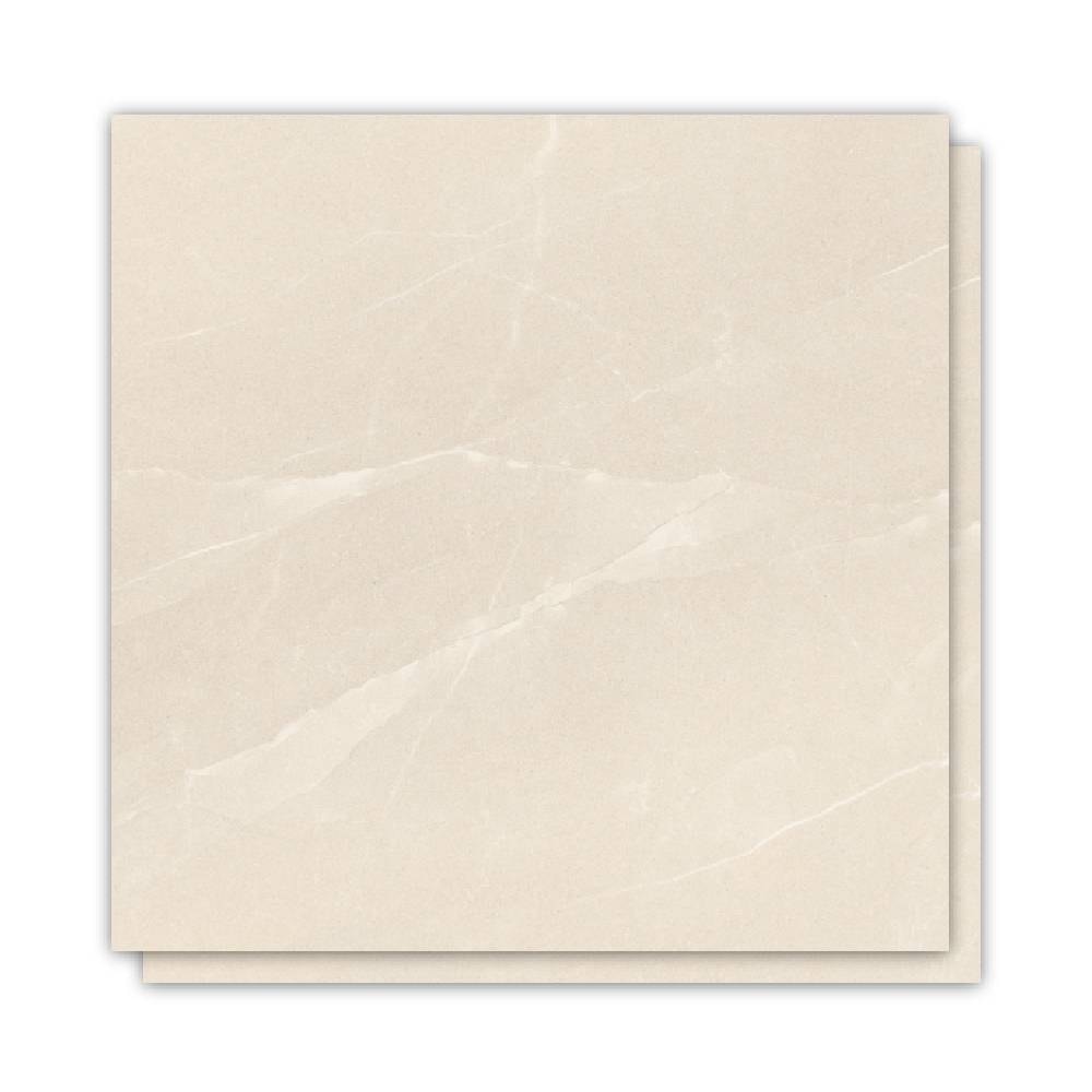 Piso Cerâmico Polido 75x75cm Caixa 2,81m² Lume Pulpins Bege Retificado