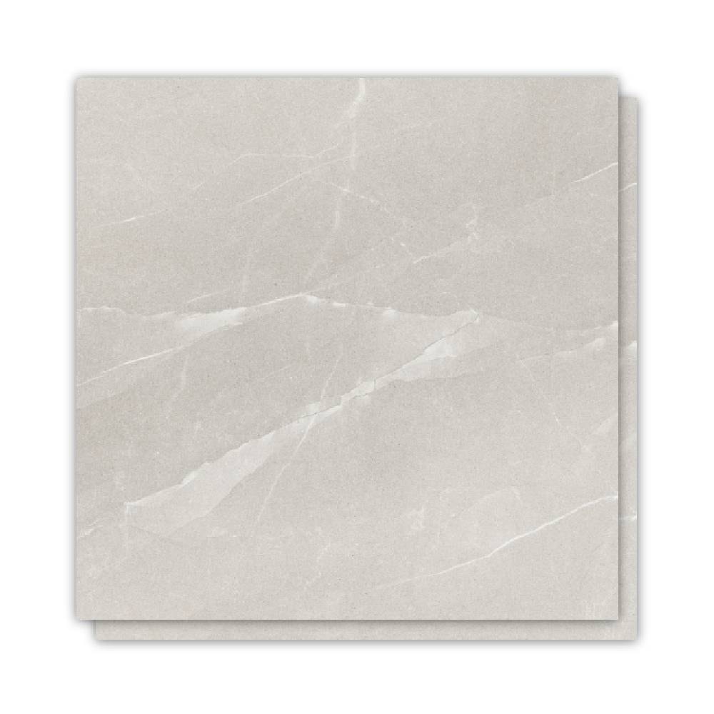 Piso Cerâmico Polido 75x75cm Caixa 2,81m² Lume Pulpins Cinza Retificado