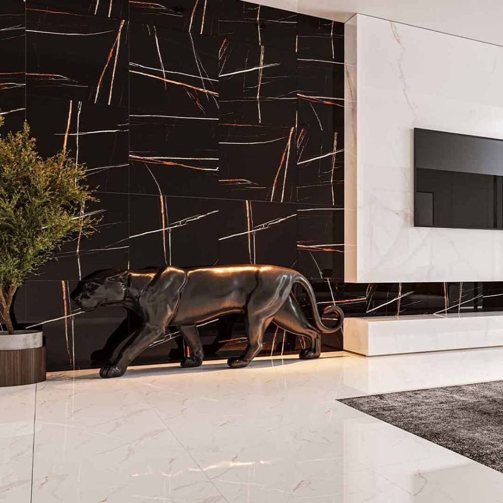 Piso Cerâmico Polido 75x75cm Caixa 2,81m² Lume Supreme Retificado