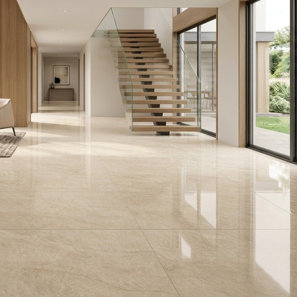 Piso Cerâmico Polido Embramaco 63x122cm Supra Taj Mahal Lux Retificado - P63550