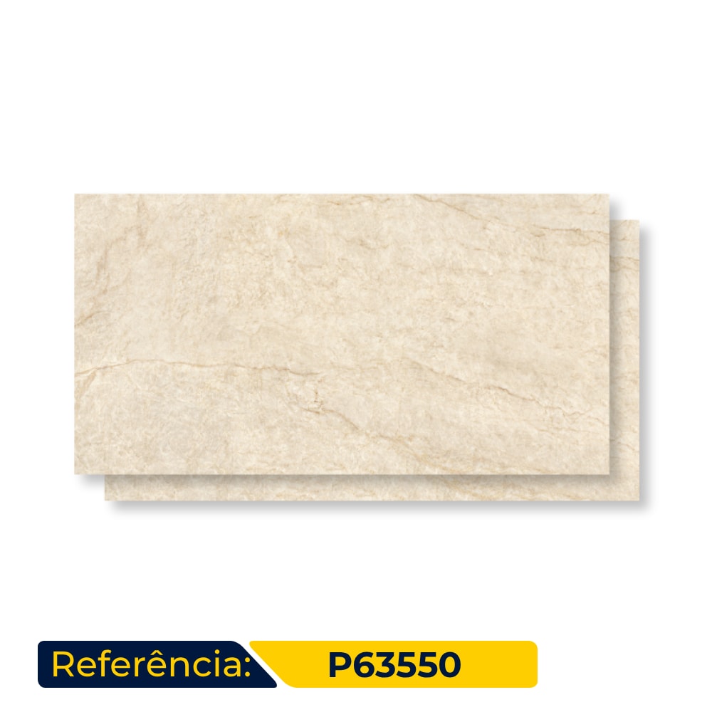 Piso Cerâmico Polido Embramaco 63x122cm Supra Taj Mahal Lux Retificado - P63550